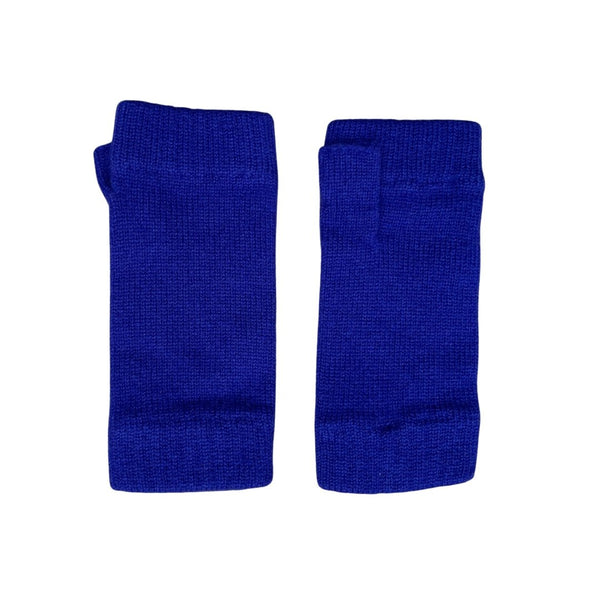 Wrist Warmers UK for Ladies in Blue
