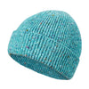 Colourful Chunky Beanie Hat | Unisex Knit hat |  Donegal Wool in Turquoise | The Cashmere Choice